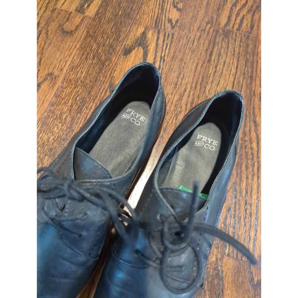 Frye and Co. Black Leather Lace Up Oxford - Picture 2 of 4